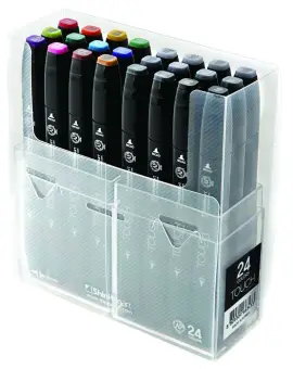 Touch twin marker set of 24