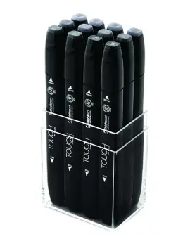 Touch twin marker Set of 12, Cool Grey