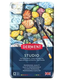 Studio 12db-os ceruzakészlet fémdobozban