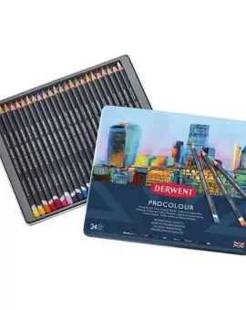 Procolour színes ceruza 24db-os készlet fémdobozban