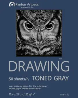 Drawing toned grey A/5 16x21cm