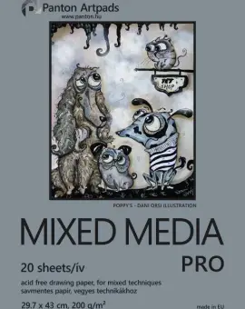 Mixed media pro A/3 29,7x43cm