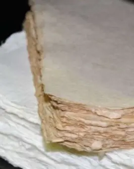 A/5 Fehér merített papír