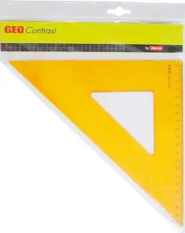 Geo-Contrast háromszögvonalzó 22436