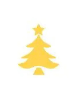 Formalyukasztó 2,5cm "karácsonyfa"