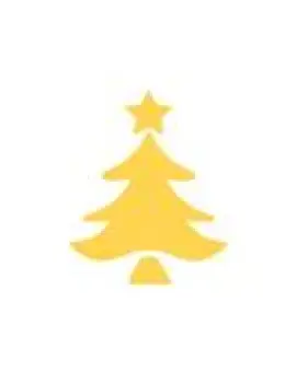 Formalyukasztó 3,7cm "karácsonyfa"