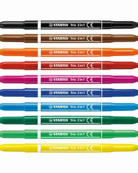 Stabilo Trio 2in1 10db-os készlet