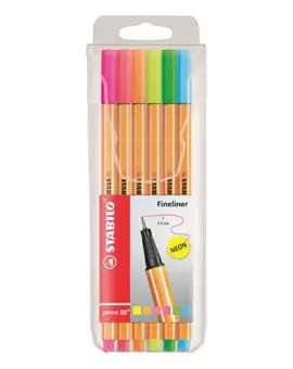 Stabilo 88 set of 6 neon colors