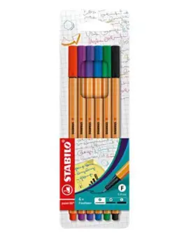 Stabilo 88 set of 6 basic colors