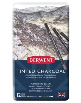 Tinted Charcoal színezett szénceruza 12db-os készlet
