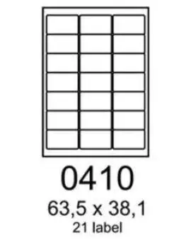 Rayfilm 0410 63,5x38,1mm 21pcs/sheet