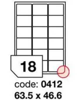 Rayfilm 0412 63,5x46,6mm 18pcs/sheet