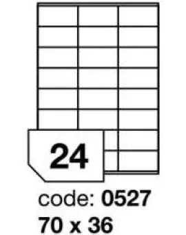 Rayfilm 0527 70x36mm 24pcs/sheet
