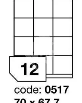 Rayfilm 0517 70x67,7mm 12pcs/sheet