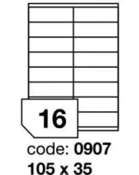Rayfilm 0907 105x35mm 16db/lap