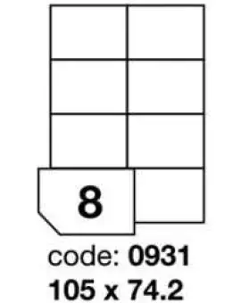 Rayfilm 0931 105x74,2mm 8db/lap