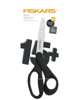 Fiskars Általános olló 20 cm-es, fekete 15 éves kortól 1067866