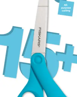 Fiskars Általános olló 20 cm-es, világoskék 15 éves kortól 1067863